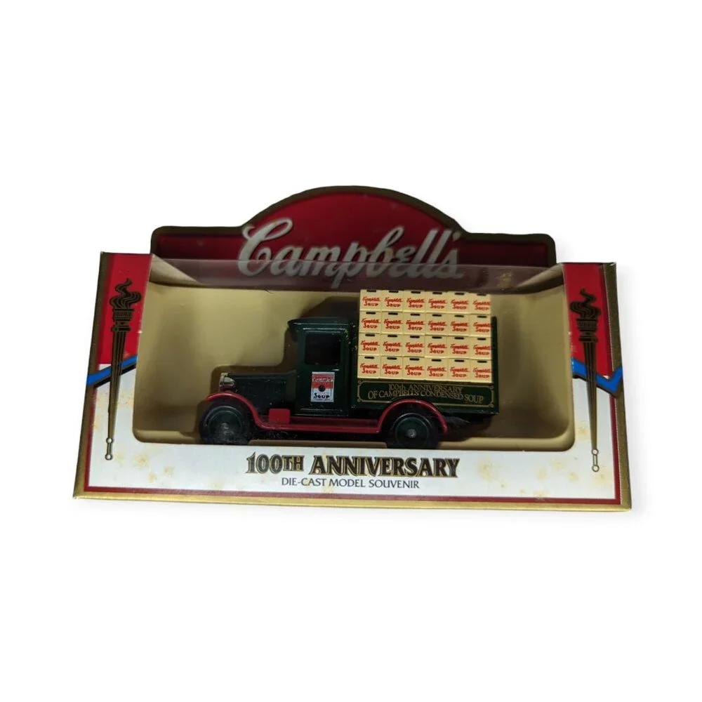 Vintage Lledo Campbell's Soup Delivery Die Cast 100th Anniversary Truck